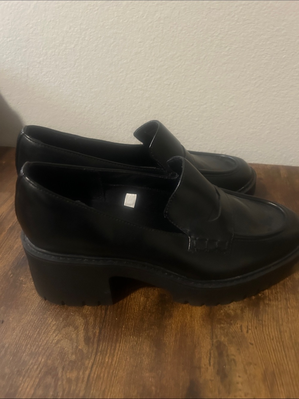 Universal Thread Black Chunky Platform Loafers